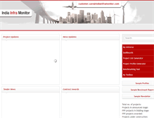 Tablet Screenshot of indiainframonitor.com
